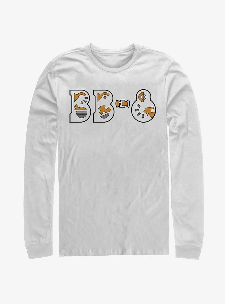 Star Wars Episode IX The Rise Of Skywalker Droid Parts Long-Sleeve T-Shirt