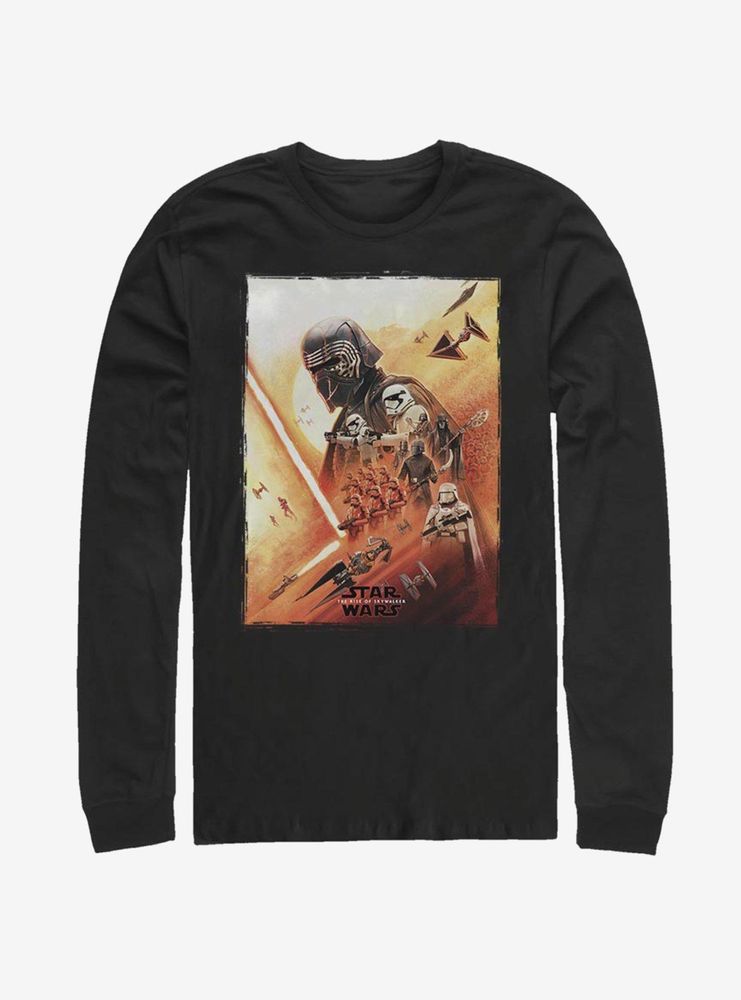 Star Wars Episode IX The Rise Of Skywalker Kylo Poster Long-Sleeve T-Shirt