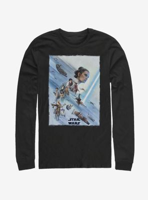 Star Wars Episode IX The Rise Of Skywalker Rey Poster Long-Sleeve T-Shirt