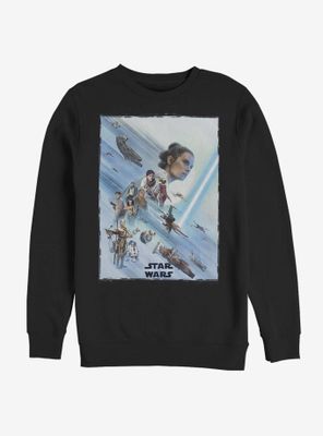 Star Wars Episode IX The Rise Of Skywalker Rey Poster Sweatshirt