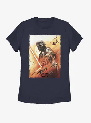Star Wars Episode IX The Rise Of Skywalker Kylo Poster Womens T-Shirt