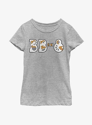 Star Wars Episode IX The Rise Of Skywalker Droid Parts Youth Girls T-Shirt