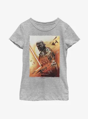 Star Wars Episode IX The Rise Of Skywalker Kylo Poster Youth Girls T-Shirt