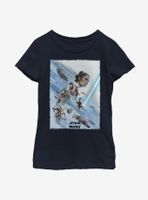 Star Wars Episode IX The Rise Of Skywalker Rey Poster Youth Girls T-Shirt