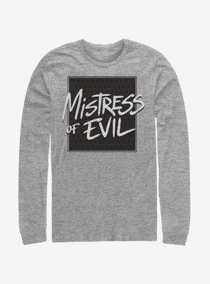 Disney Maleficent: Mistress Of Evil Bold Text Long-Sleeve T-Shirt