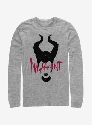 Disney Maleficent: Mistress Of Evil Paint Silhouette Long-Sleeve T-Shirt
