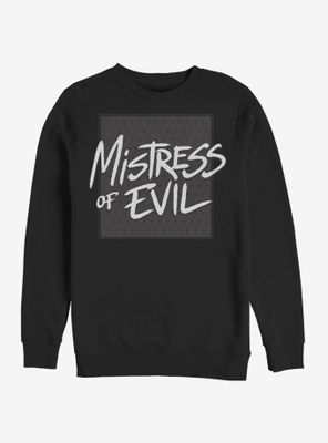 Disney Maleficent: Mistress Of Evil Bold Text Sweatshirt