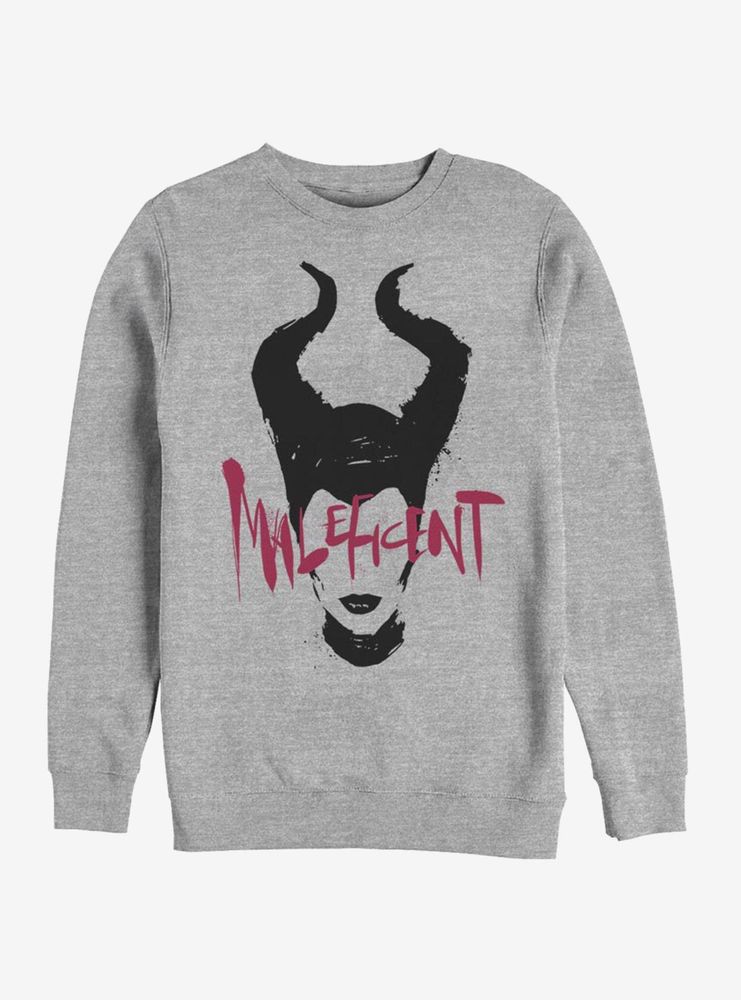 Disney Maleficent: Mistress Of Evil Paint Silhouette Sweatshirt