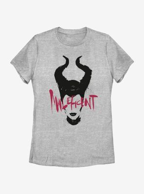 Disney Maleficent: Mistress Of Evil Paint Silhouette Womens T-Shirt