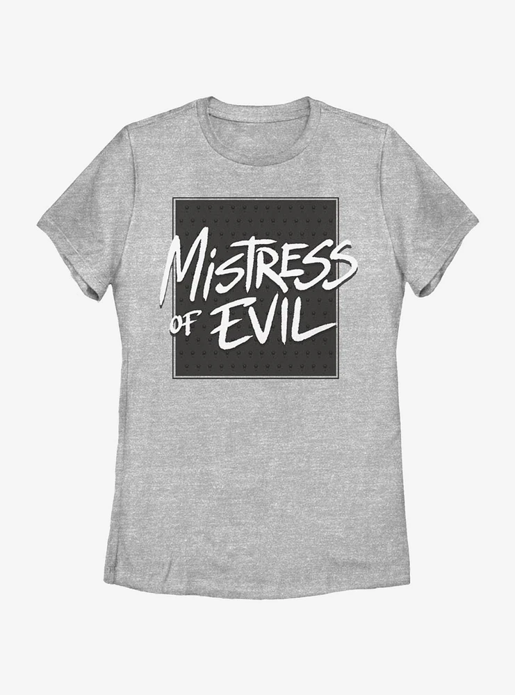 Disney Maleficent: Mistress Of Evil Bold Text Womens T-Shirt