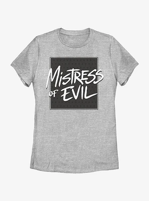 Disney Maleficent: Mistress Of Evil Bold Text Womens T-Shirt