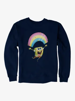 SpongeBob SquarePants Chasing Sparkle Rainbows Sweatshirt