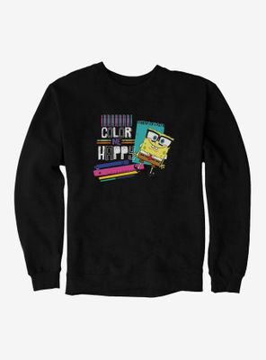 SpongeBob SquarePants Color Me Happy Sweatshirt