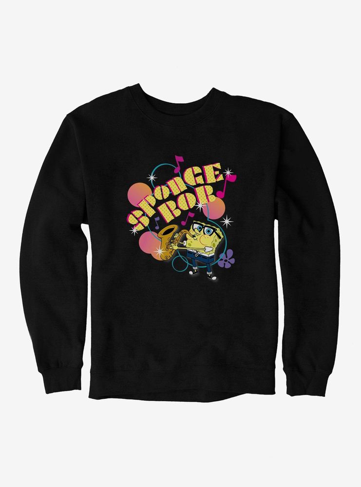 SpongeBob SquarePants Saxophone Playin' Sponge Sweatshirt