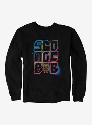 SpongeBob SquarePants Block Letters Script Sweatshirt