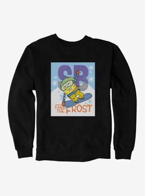 SpongeBob SquarePants Feel The Frost Snowboarding Sweatshirt