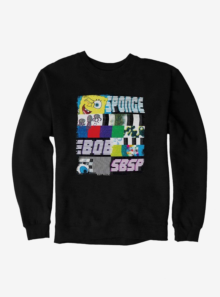 SpongeBob SquarePants SBSP Television Screen Sweatshirt