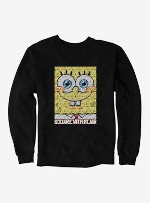 SpongeBob SquarePants Square With Flair Comp Photo Sweatshirt