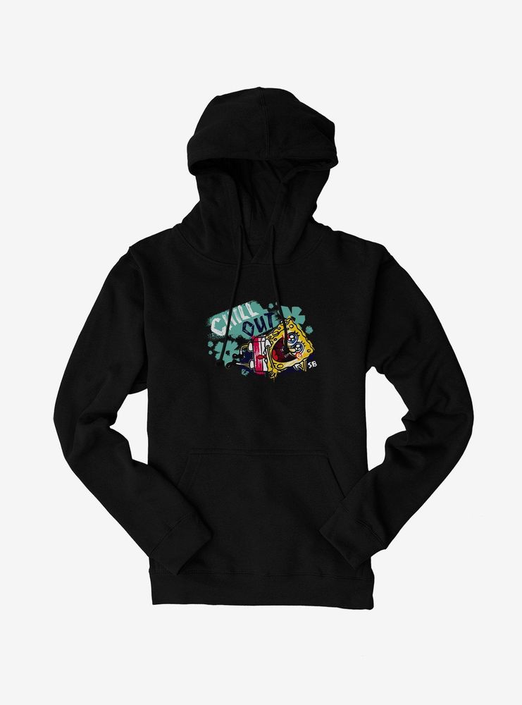 SpongeBob SquarePants Sparkle Eyes Chill Out Hoodie