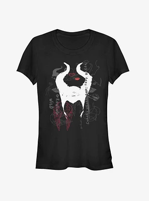 Disney Maleficent: Mistress Of Evil Collage Girls T-Shirt