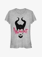 Disney Maleficent: Mistress Of Evil Paint Silhouette Girls T-Shirt