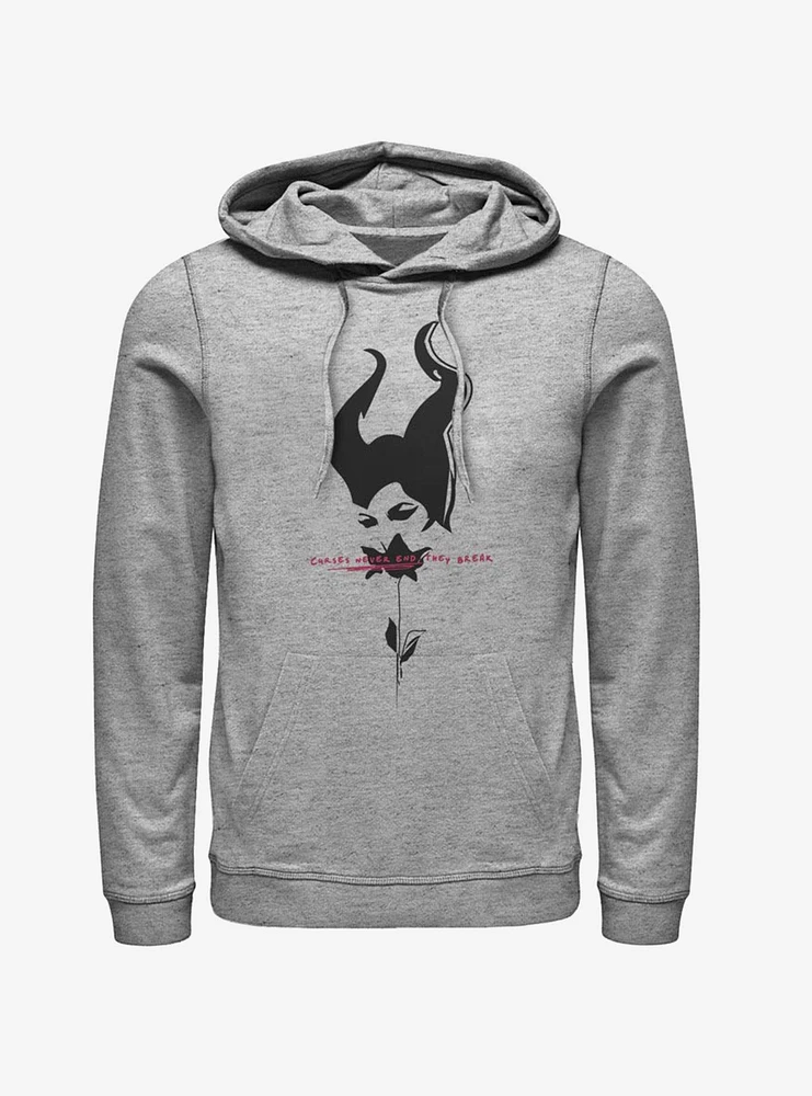 Disney Maleficent: Mistress Of Evil Black Rose Hoodie