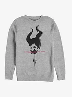 Disney Maleficent: Mistress Of Evil Black Rose Sweatshirt