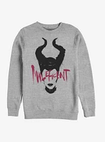 Disney Maleficent: Mistress Of Evil Paint Silhouette Sweatshirt