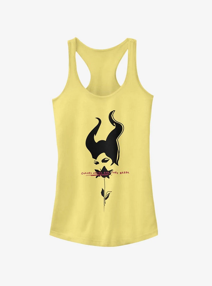 Disney Maleficent: Mistress Of Evil Black Rose Girls Tank