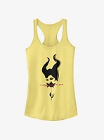 Disney Maleficent: Mistress Of Evil Black Rose Girls Tank