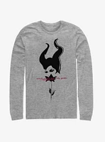 Disney Maleficent: Mistress Of Evil Black Rose Long-Sleeve T-Shirt