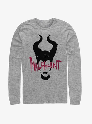 Disney Maleficent: Mistress Of Evil Paint Silhouette Long-Sleeve T-Shirt