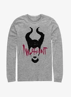 Disney Maleficent: Mistress Of Evil Paint Silhouette Long-Sleeve T-Shirt