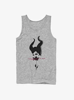 Disney Maleficent: Mistress Of Evil Black Rose Tank