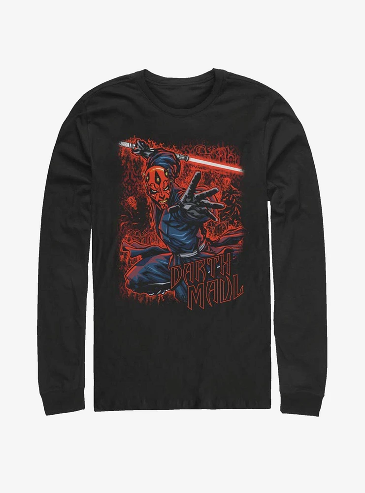 Star Wars Darth Maul Awesome Long-Sleeve T-Shirt