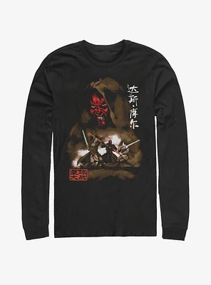 Star Wars Darth Maul Battle Long-Sleeve T-Shirt