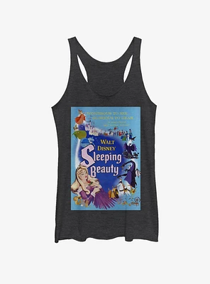 Disney Villains Maleficent Blue Sleeping Beauty Poster Girls Tank