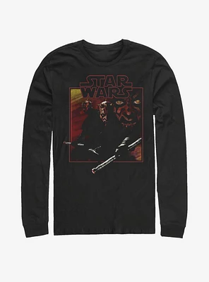Star Wars Darth Maul Vintage Long-Sleeve T-Shirt