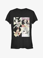 Disney Villains Maleficent Anime Girls T-Shirt