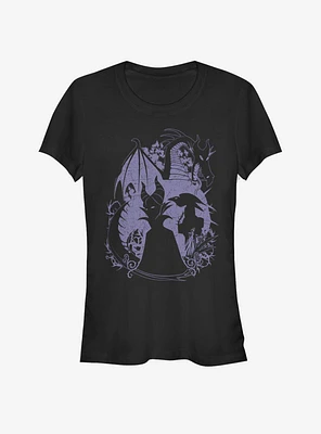Disney Villains Maleficent Bone Heart Girls T-Shirt