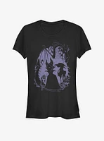 Disney Villains Maleficent Bone Heart Girls T-Shirt