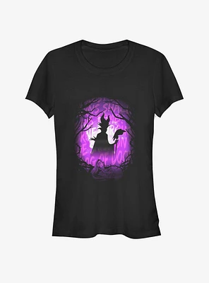 Disney Villains Maleficent Looming Doom Girls T-Shirt