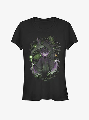 Disney Villains Maleficent Manga Girls T-Shirt