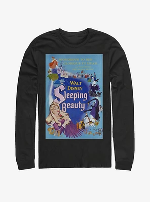 Disney Villains Maleficent Blue Sleeping Beauty Poster Long-Sleeve T-Shirt
