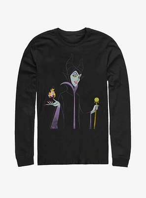 Disney Villains Maleficent Minimal Long-Sleeve T-Shirt