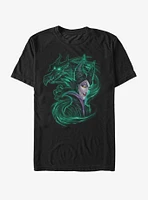 Disney Sleeping Beauty Maleficent Dark Magic Dragon T-Shirt