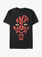 Star Wars Darth Maul Face Girls T-Shirt