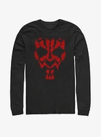 Star Wars Darth Maul Red Paint Long-Sleeve T-Shirt