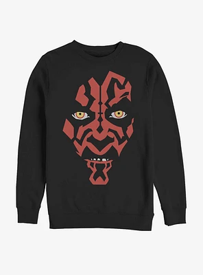 Star Wars Darth Maul Face Sweatshirt