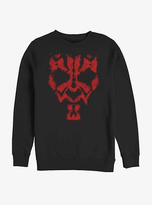 Star Wars Darth Maul Grunge Sweatshirt